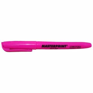 Caneta Marca Texto Rosa MP612 Masterprint - 12UN