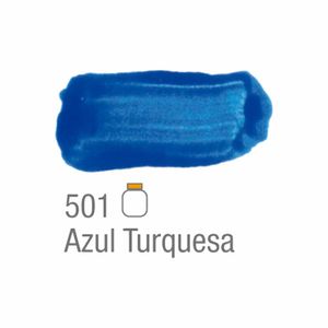 Tinta Guache 250ml Azul Turqueza 0501 Acrilex - UN