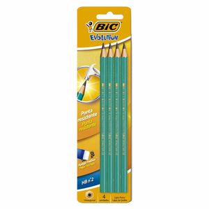 Lápis Nº2 Evolution Hexagonal HB 5230 Bic - 4UN