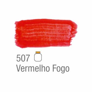 Tinta Guache 250ml Vermelho Fogo 507 Acrilex - UN