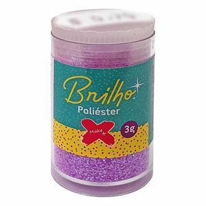Pote Glitter 3g Lilás Neon 7022 Make+ - 12UN