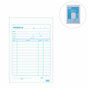 Bloco Pedido 1/32 1 Via 50 Folhas 4796 Tilibra - BL