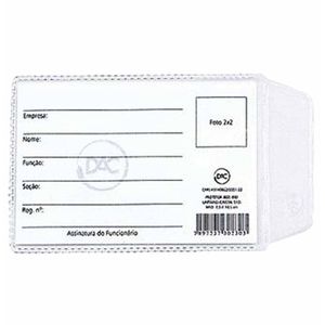 Protetor Transparente Com Aba 7x10,5cm RG 032 Dac - 100UN
