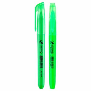 Caneta Marca Texto Fluorescente Verde A2003 Brw - 12UN