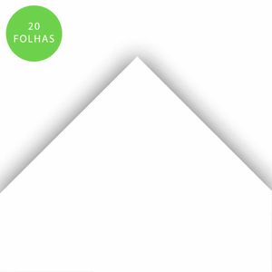 Cartolina 2 Faces 65x48 120g Branco 7512 Griffe - 20FL
