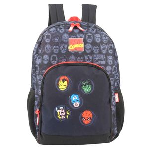 Mochila Infantil Avengers Preto 4642 Luxcel - UN