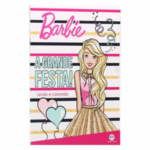 Livro Infantil para Colorir Barbie Grande Festa 1068 Ciranda cultural - UN