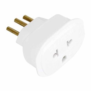 Adaptador 2P + T Universal 10A 250V Branco 1662 Daneva - UN