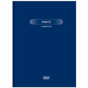 Livro Ponto 1 Assinatura 100 Folhas 7221 Tilibra - UN