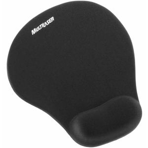 Mouse Pad com Apoio Pulso Gel Pequeno Preto AC021 Multilaser - UN