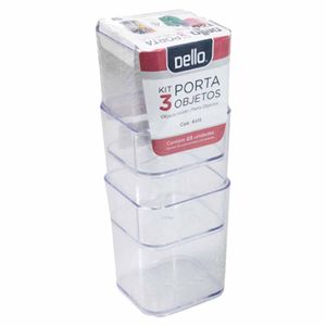 Porta Objetos Cristal 6413 Dello - 3UN