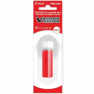 Tinta para Marcador WBMS-VBM 5,5 ml Vermelho 2450 Pilot - 12UN