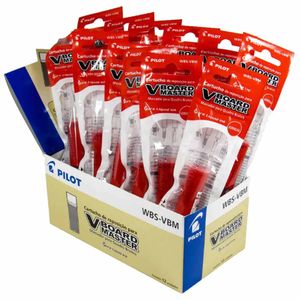 Tinta para Marcador WBMS-VBM 5,5 ml Vermelho 2450 Pilot - 12UN