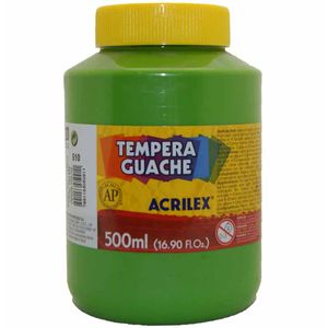 Tinta Guache 500ml Verde Folha 0510 Acrilex - UN