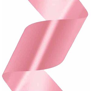 Fita para Presente Lisa 15mm x 50m Rosa Bebe 0003 Emfesta - RL