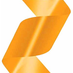 Fita para Presente Lisa 30mm x 50m Laranja 0011 Emfesta - RL