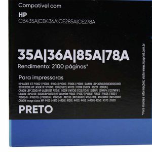Toner Compatível HP Laserjet Universal Preto (35/36/85A) Maxprint - UN