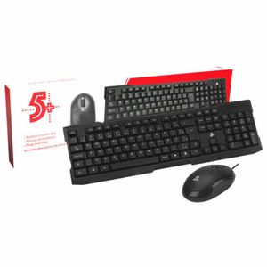 Teclado Abnt Usb + Mouse Preto Office 0069 5+ - UN