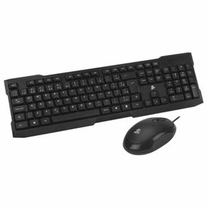 Teclado Abnt Usb + Mouse Preto Office 0069 5+ - UN