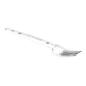 Garfo Descartável Sobremesa Cristal 9950 Prafesta - 50UN