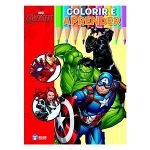 Livro Infantil Colorir Avengers 1473 Bicho esp. - UN