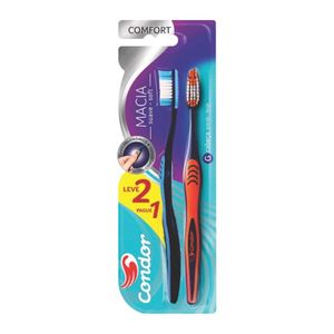 Escova Dental Confort Macia 8821 Condor - 2UN