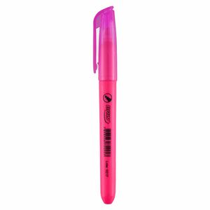Caneta Marca Texto Fluorescente Rosa A2002 Brw - 12UN