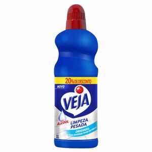 Limpador Multi-Uso Limpeza Pesada Álcool 1 litro Veja - UN