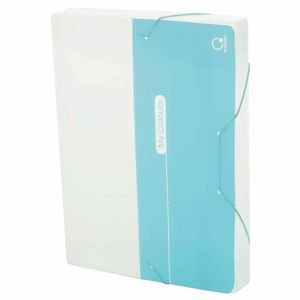 Pasta Plástica Aba Elástica A4 4cm Verde A40MC 1039 Plascony - UN