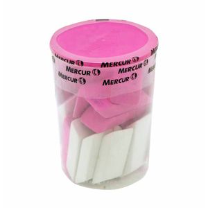 Borracha Mercur Decorada Rosa Branco 1052 Mercur - 18UN