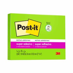 Bloco Adesivo Post-it Verde Limeade 90 Folhas 7100 3m - BL