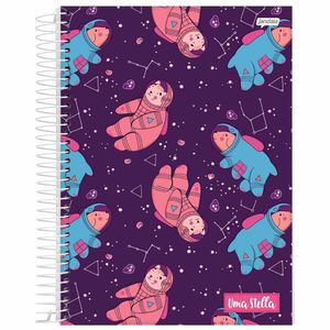 Caderno Universitário 1x1 80 Folhas Stella Sortido 68794 Jandaia - 4UN