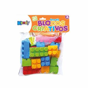 Bloco Criativo com 20 Peças 0910 Kendy - UN