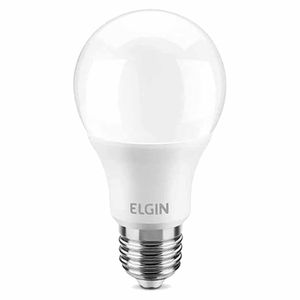 Lâmpada LED Bulbo 9W 3000K Amarelo Bivolt Elgin - UN
