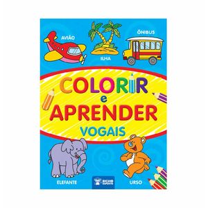Livro Infantil Colorir e Aprender Vogais 5957 Bicho esp. - UN