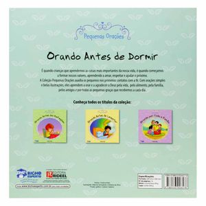 Livro Infantil Orando Antes de Dormir 3124 Bicho esp. - UN
