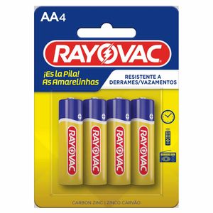 Pilha AA Não Alcalina 10842I Rayovac - 4UN