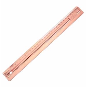 Régua 30 cm Rose Gold 3112.RG Dello - UN