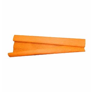 Papel Crepom Liso 2m Laranja CRV400030 Crep mais - 10FL