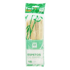 Espeto para Churrasco 18cm Bambu 1959 Fort lar - 50UN