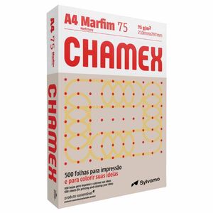 Papel A4 75 g/m² 500 Folhas Marfim MAF075CA4 Chamex - 500FL