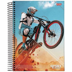 Caderno Universitário 1x1 80 Folhas Capa Dura Sport 68784 Jandaia - 4UN