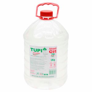 Álcool em Gel 70º 5kg Antisséptico Tupi - UN