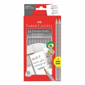 Lápis Preto N.2 Grip com 12 Lápis 2001BF Faber-castell - ES