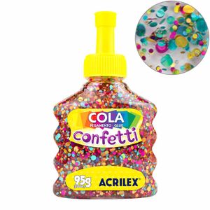 Cola Confetti 95 g Tutti-Frutti 909 Acrilex - UN