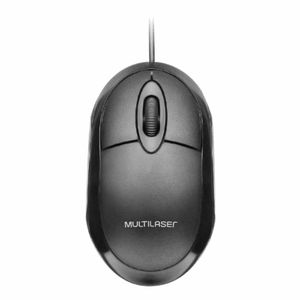 Mouse USB 1200 DPI Classic Preto MO300 Multilaser - UN