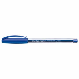 Caneta Esferográfica Triangular Trilux 1.0mm Azul Faber-castell - 50UN