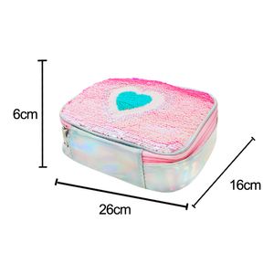 Estojo Escolar Box Paetê 2031 Yepp - UN