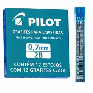 Grafite 0.7 mm 2B Estojo com 12 Minas 2270 Pilot - 12TB