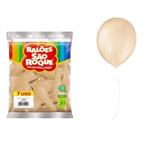 Bola de Soprar Nº 7 Bege 3050 São roque - 50UN